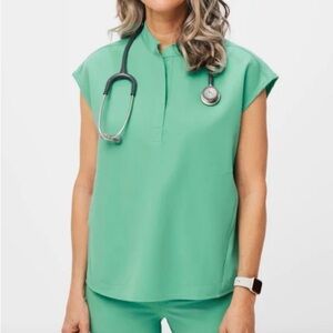 Figs Rafaela Surgical Green Women's Top XXS